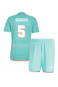 Inter Miami Sergio Busquets #5 Babytruitje 3e tenue Kind 2024-25 Korte Mouw (+ Korte broeken)